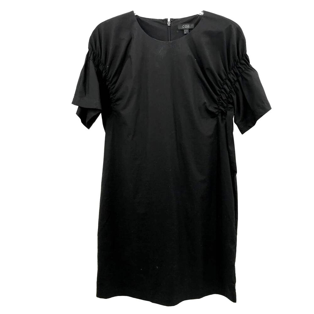 COS Black Short Sleeve Shift Dress Womens 38